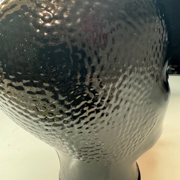 1970s Fornasetti Attributed Modernist Black Glass Head - Picture 8 of 9